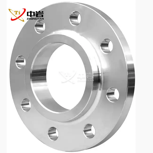 How does a custom titanium flange manufacturer ensure precision machining?